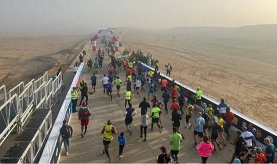 الفراعنة والنشامى يتصدران الدورة 29 من ماراثون مصر الدولي