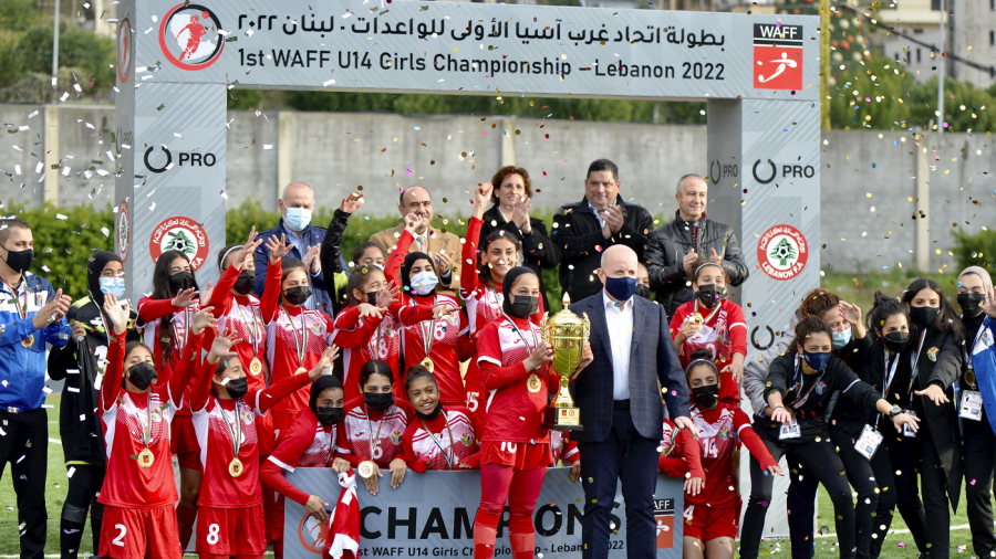 منتخب الناشئات بطلا لـ “غرب آسيا” 2022
