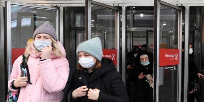 الإصابات اليومية بكورونا في روسيا تصل إلى نحو 30 ألفاً