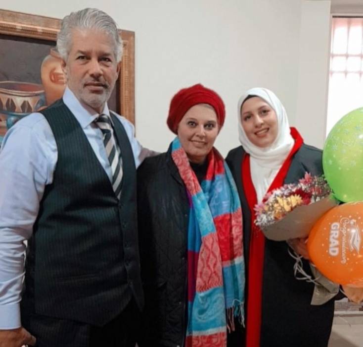 تهنئة وتبريك لــ الاء فيصل السرحان بمناسبة حصولها على الماجستير