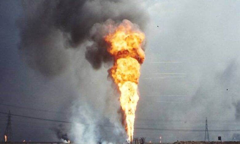 الكويت.. السيطرة على حريق كبير في منشأة نفطية