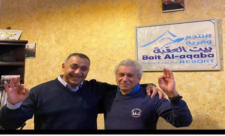 الغواص الفرنسي“جين لميوزا ” ضيفاْ على العقبة