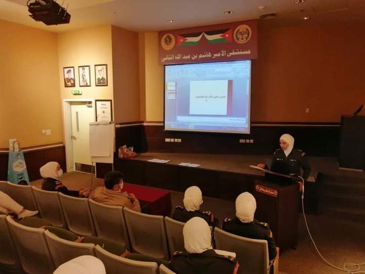 ورشة تدريبية بعنوان مهارات دعم الرضاعة الطبيعية بمستشفى الأمير هاشم بن عبدالله العسكري