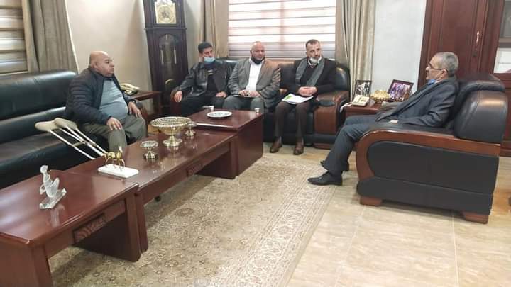 الضمور يستقبل وفداً من المجلس الأعلى لحقوق الأشخاص ذوي الإعاقة.