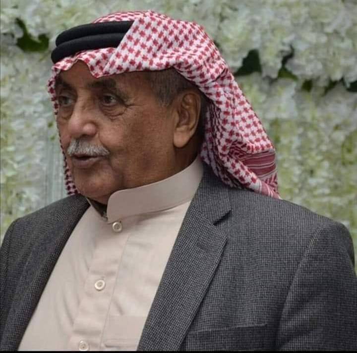 محمد الكعابنه يعزي الدهامشه بوفاه المرحوم العميد المتقاعد علي الدهامشه