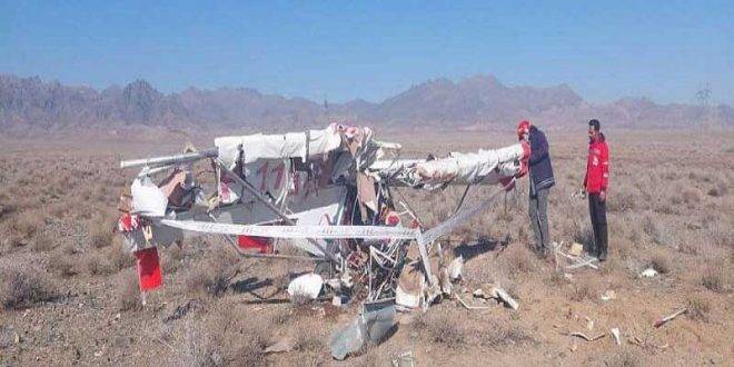 مصرع شخصين في تحطم طائرة تدريب خفيفة شرق إيران