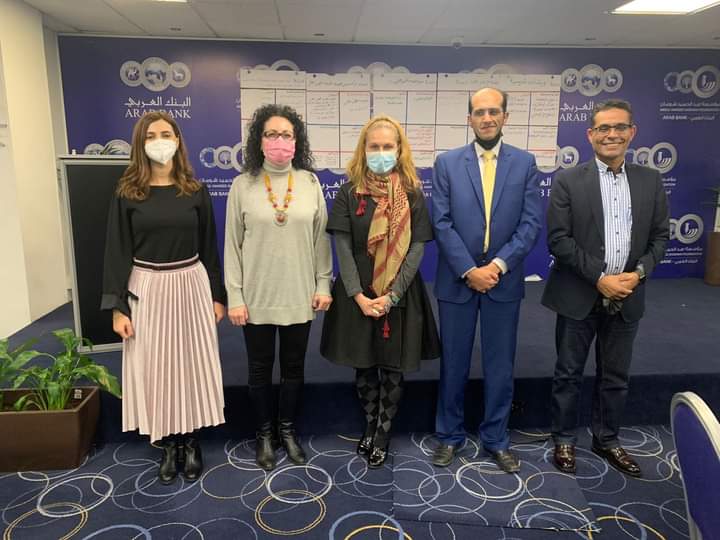 الجامعة الألمانية الأردنية تشارك بورشة عمل في مؤسسة عبد الحميد شومان