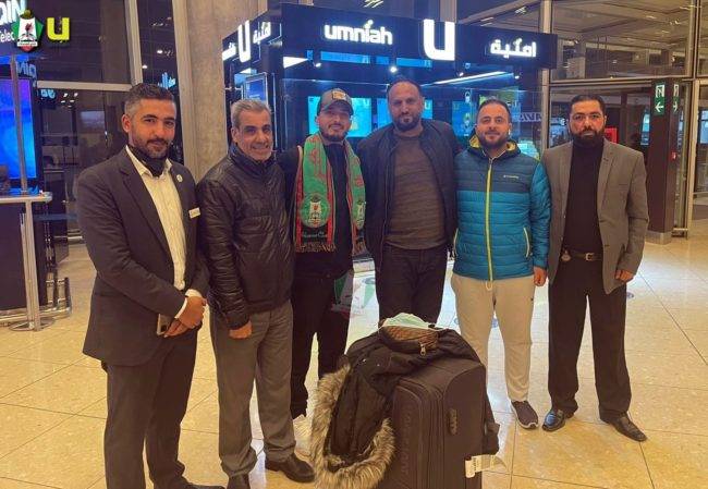 الوحدات يعلن وصول محترفه حمزة لحمر