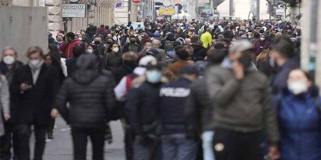 أكثر من 59 ألف إصابة جديدة بكورونا في إيطاليا