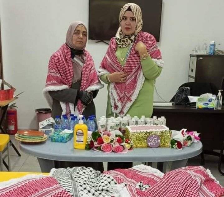 تخريج دورة (تهديب الشماغ) في جمعية سنابل الخير