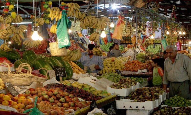 أسعار الخضار والفواكه في سوق الجملة المركزي