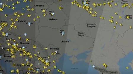 تحذير للطائرات من التحليق فوق أوكرانيا