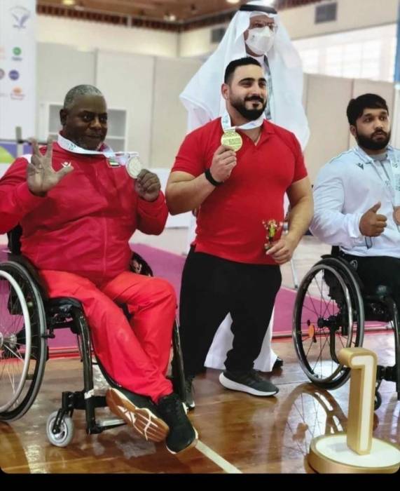 خطاب يتوج بذهبية رفع الأثقال بدورة ألعاب غرب آسيا البارالمبية