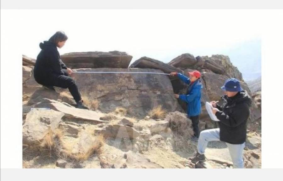 إكتشاف مجمع رسم صخري قديم في شمال غربي الصين