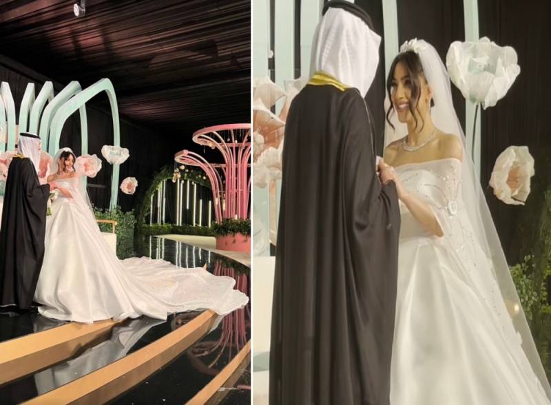 دونا الحسين في المستشفى بعد يومين من زفافها.. وزوجها يجري جراحة طارئة