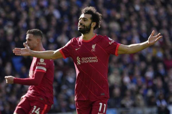 محمد صلاح يتوج بجائزة لاعب الشهر بالدورى الإنجليزي