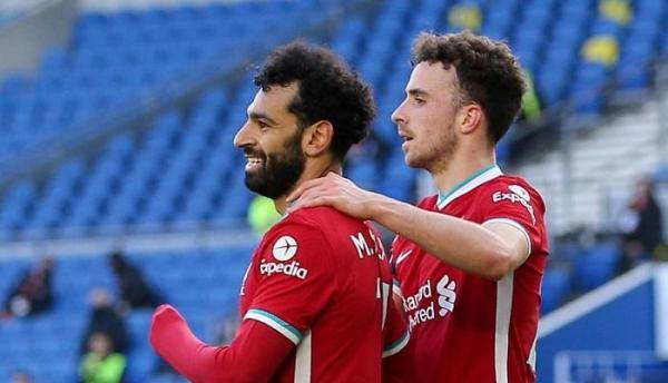 جوتا يتقدم خطوة نحو صلاح متصدر هدافي الدوري الإنجليزي