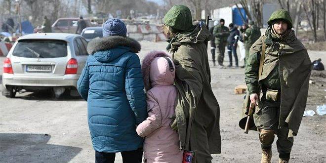 الدفاع الروسية: إجلاء نحو 43 ألف شخص من ماريوبول