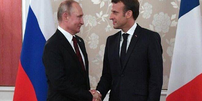 بوتين وماكرون يبحثان نهج تطوير الاتفاقات المحتملة مع أوكرانيا