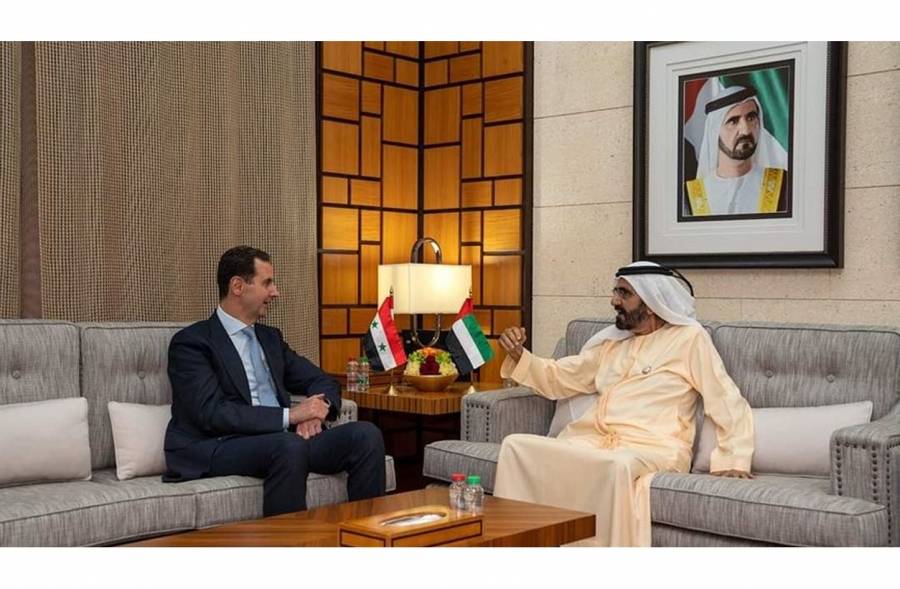 الرئيس السوري يزور الإمارات ويلتقي حاكم دبي