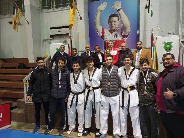 عمان الأهلية تتوج بلقب الجامعات الأردنية للتايكواندو للطلاب