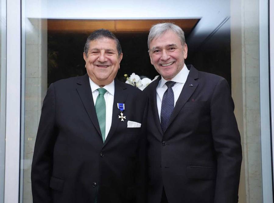 وسام ريو برانكو لرئيس جمعية الأعمال البرازيلية الأردنية