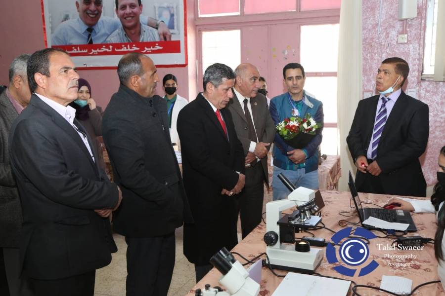 افتتاح المعرض العلمي في مدرسة خولة بنت الأزور الثانوية للبنات ناعور  المنصورة