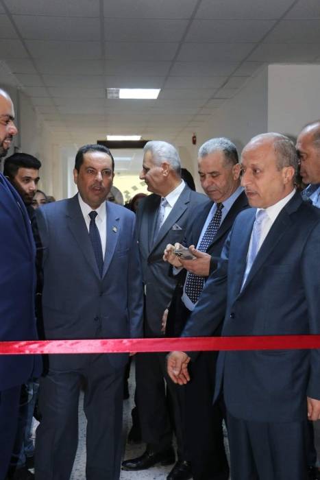 افتتاح معرض الانتاج الفني الاول الطلابى بكلية الإعلام جامعة اليرموك.