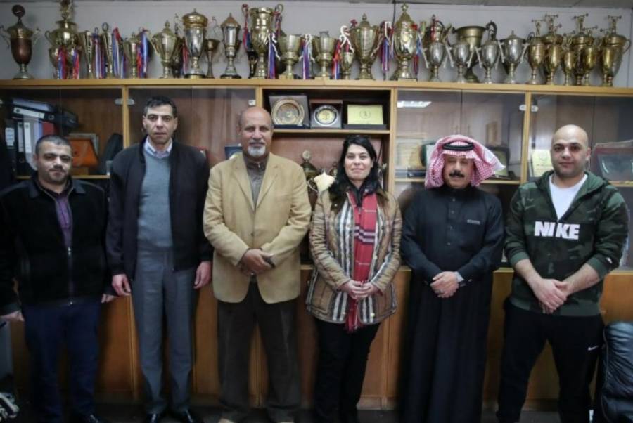 العميان رئيسًا لرفع الأثقال والحماد نائبًا له