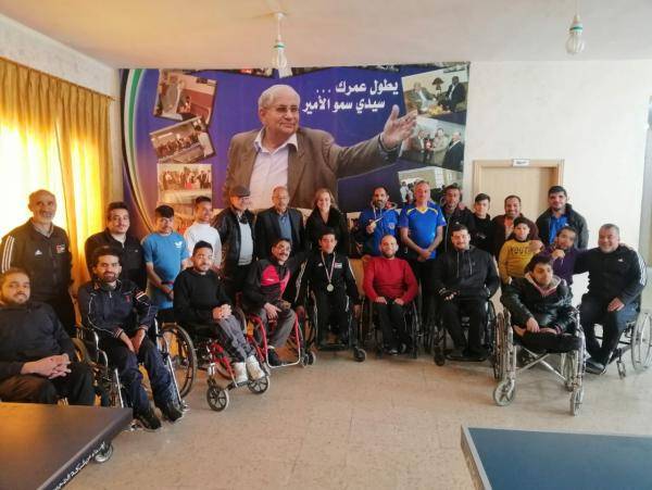 النادي الوطني يختتم بطولة الأندية لذوي الإعاقة بكرة الطاولة