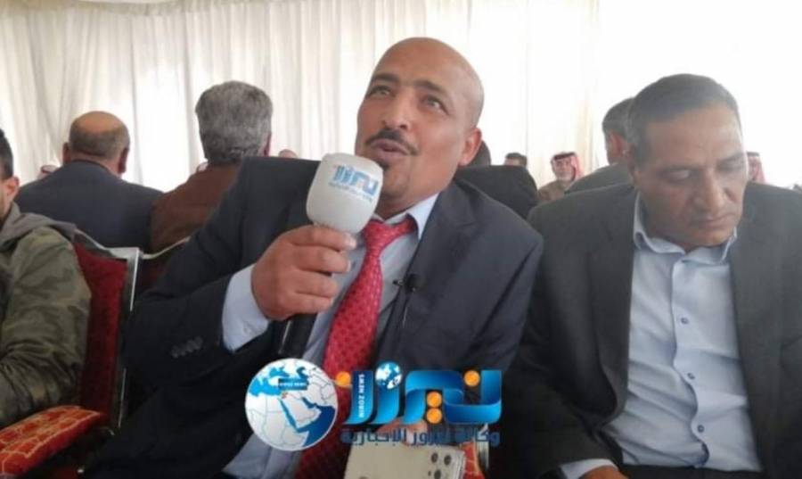 الفريق غازي الطيب  يُهنئ  احمد سلامه السلايطه  بمناسبة فوزه برئاسة بلدية أم الرصاص