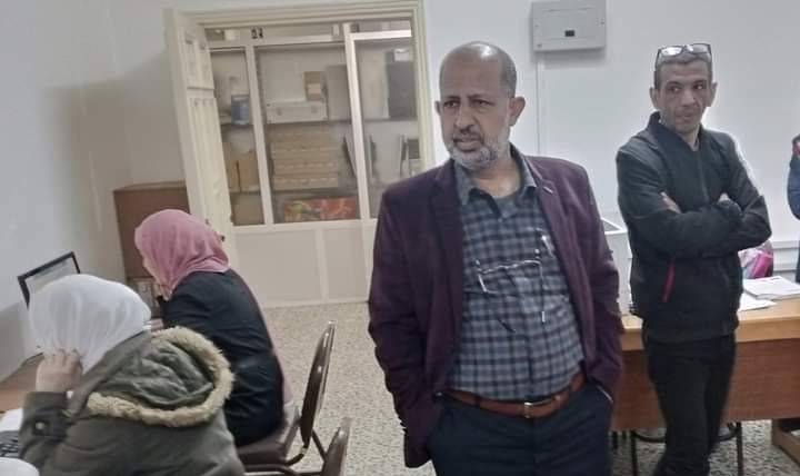 المزاودة يتفقد سير اختبار بيزا