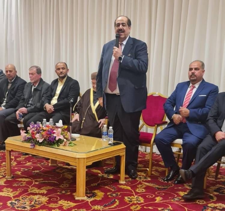 د. حازم قشوع ينتصر للوحدة الوطنية في جاهة بركات ومشعل ...صور