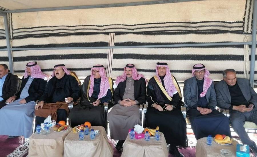 الشيخ سعود الخنان الكعابنة يستقبل  شيوخ ووجهاء من   عشيرة الفواز