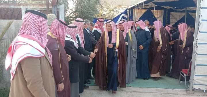 الشيخ والقاضي العشائري احمد جروح ابو الغنم.