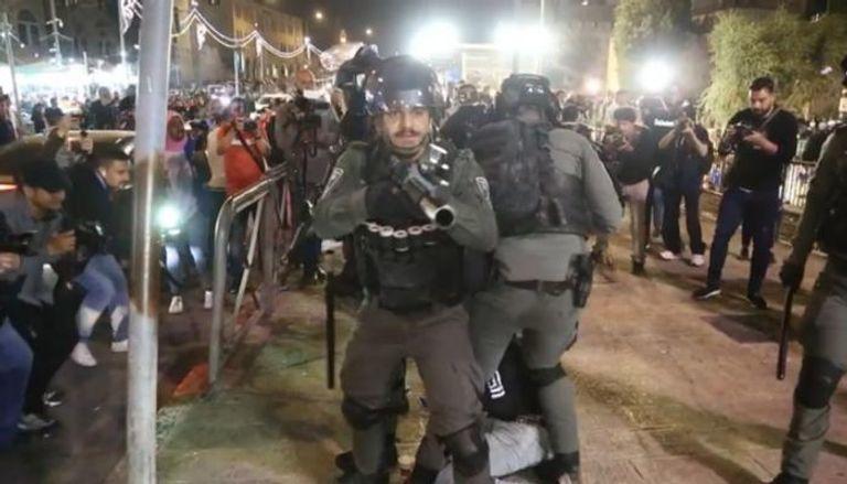 تجدد التوتر في باب العامود بالقدس الشرقية