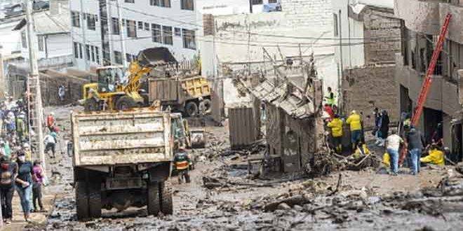 موسم الأمطار في الإكوادور يخلف 58 قتيلاً وعشرات الجرحى