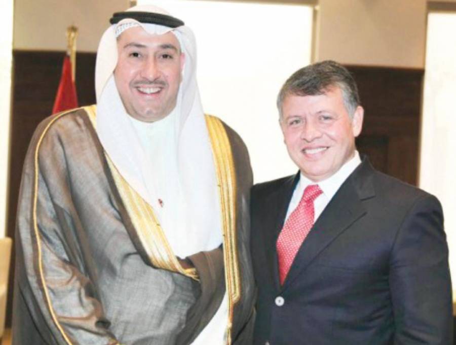 الشيخ فيصل الحمود يطمئن على صحة جلالة الملك عبدالله الثاني