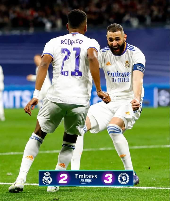 بنزيمة ينقذ ريال ويطيح بتشيلسي حامل اللقب من دوري الأبطال
