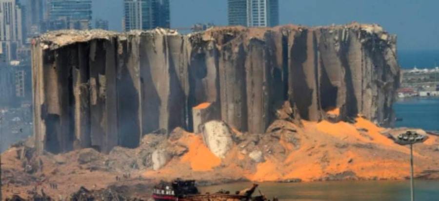 الحكومة اللبنانية تقرر هدم صوامع مرفأ بيروت