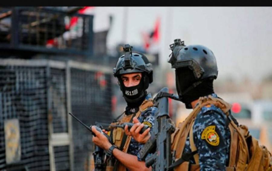 القوات الأمنية العراقية  تغلق الكرادة لليوم الثاني