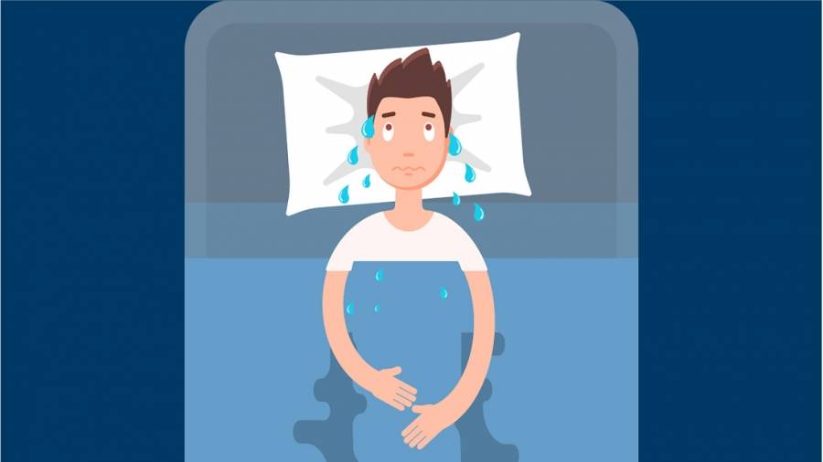 التعرّق الليلي قد يكون علامة على أمراض مميتة