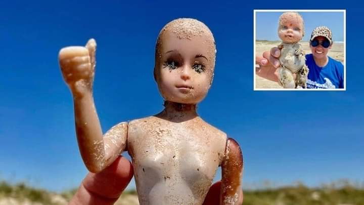 انتشار دمى مخيفة على ساحل أمريكي