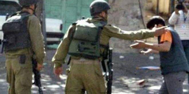قوات الاحتلال تعتقل طفلين فلسطينيين شمال بيت لحم