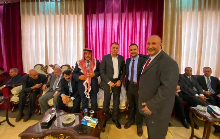 العميد المهندس  المتقاعد عماد الغزاوي يشهر زواح نجله شامخ بحضور شخصيات (صور)