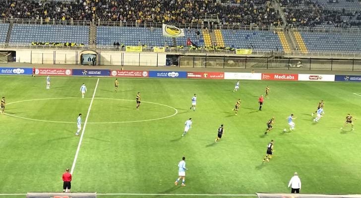 التعادل الإيجابي يحسم قمة الفيصلي والحسين اربد في دوري المحترفين