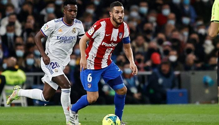 فوز فريق اتلتكو مدريد على فريق ريال مدريد (٠١) ضمن مباريات الدوري الأسباني