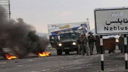 إصابة 14 فلسطينيا برصاص الاحتلال شرق نابلس