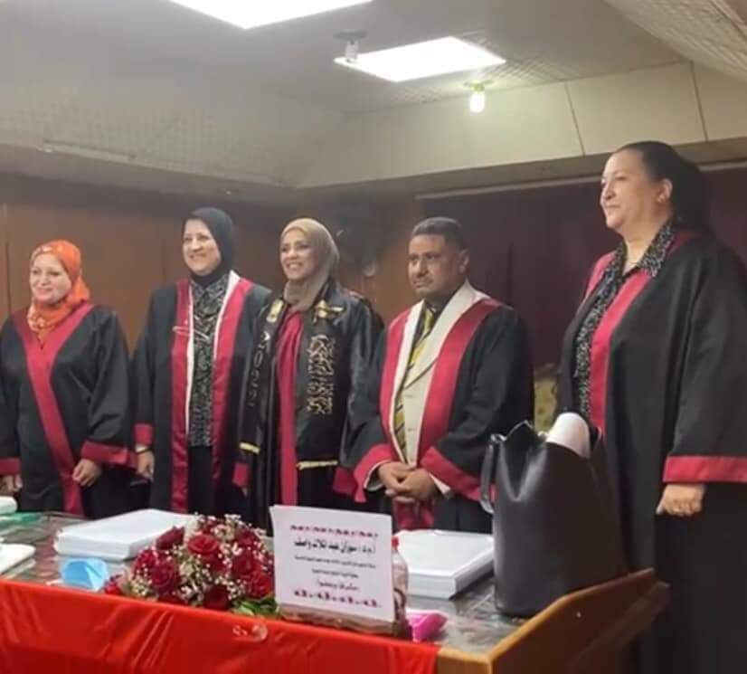 الشديفات  تحصل على درجة الدكتوراه  و عشيرتها تقدم لها التهنئة