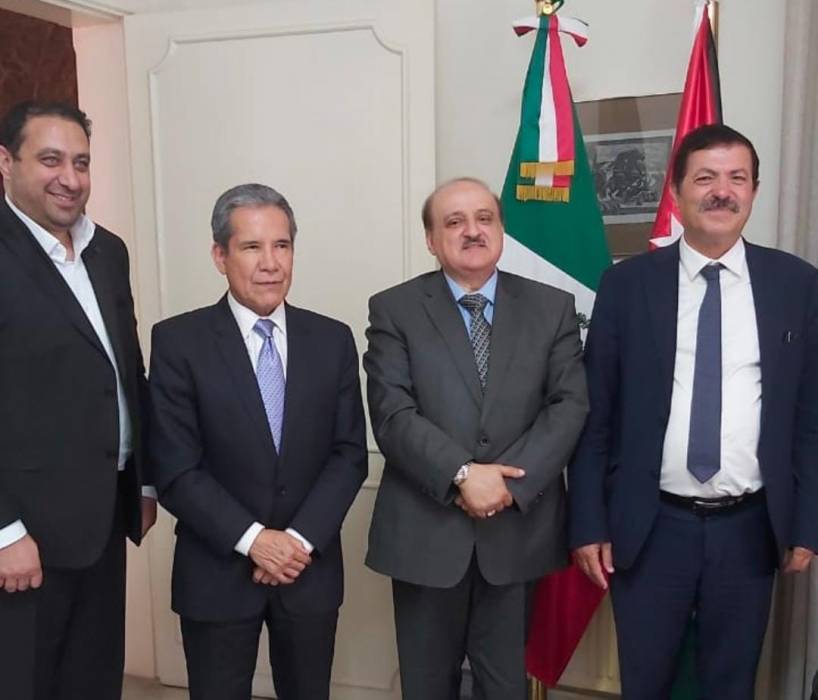 السفير المكسيكي يستقبل د. عوجان وزير الثقافة الأسبق والمؤرخ العرموطي...صور